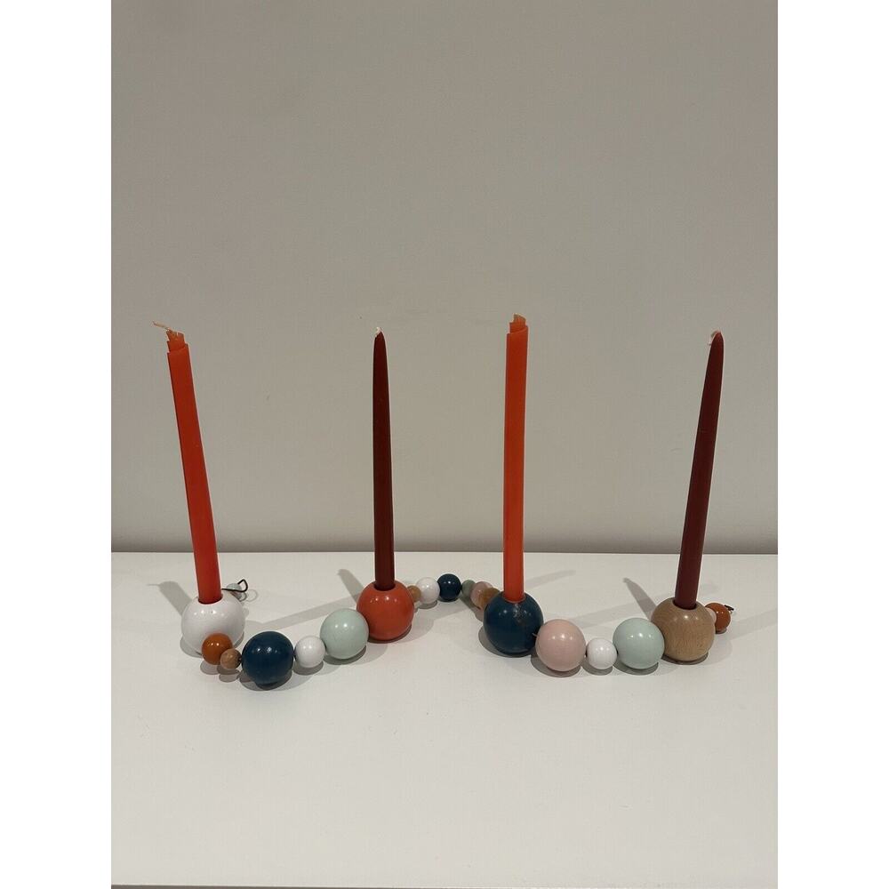 Fern Living Candle Holder String Mid-Century Modern